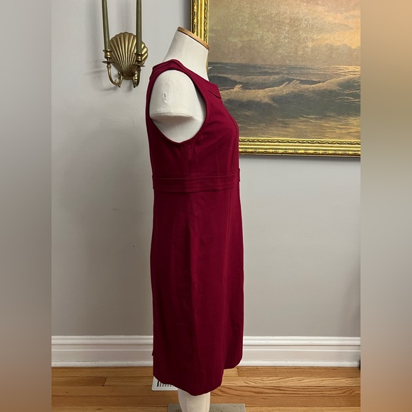 Talbots Dress Sleeveless, Zip Up Back, Stretch, Comfort - Picture 4 of 5